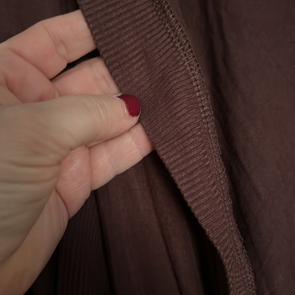 Torrid Solid Chocolate Brown Super Soft Open Fron… - image 3